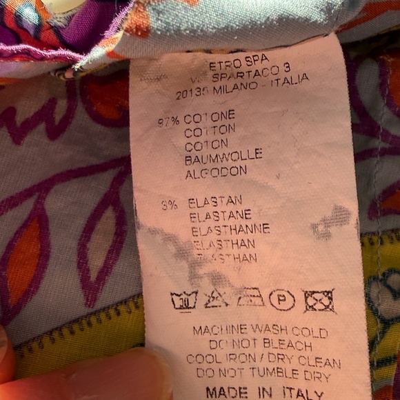 Etro paisley button down shirt - Picture 10 of 10